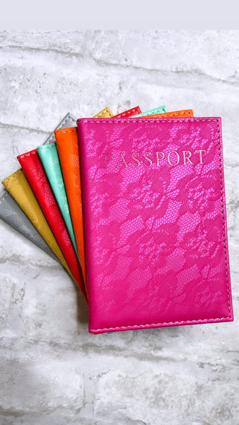 Luxury Passport Cover, Lace Passport Cover