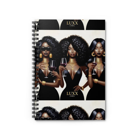 Dark Glam Spiral Notebook