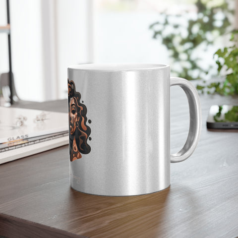 Silver Metallic “I am Luxury” Mug