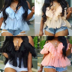 Bella Ruffle Top