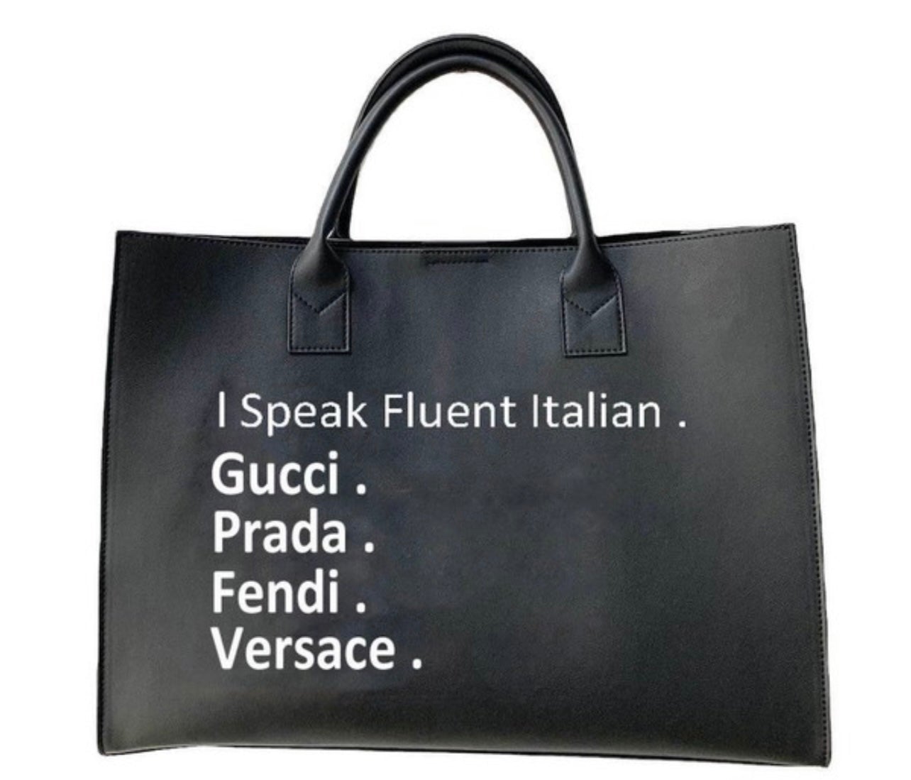 I Speak Fluent” Luxx Tote Bag – Luxx Label