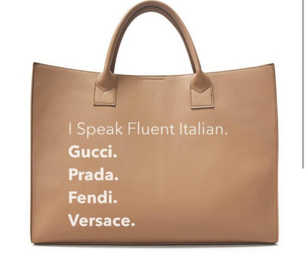 “I Speak Fluent” Luxx Tote Bag – Luxx Label