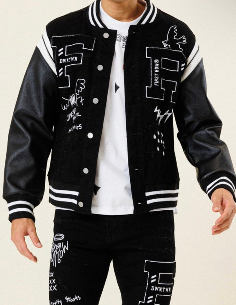 Chalk Board Varsity Jacket